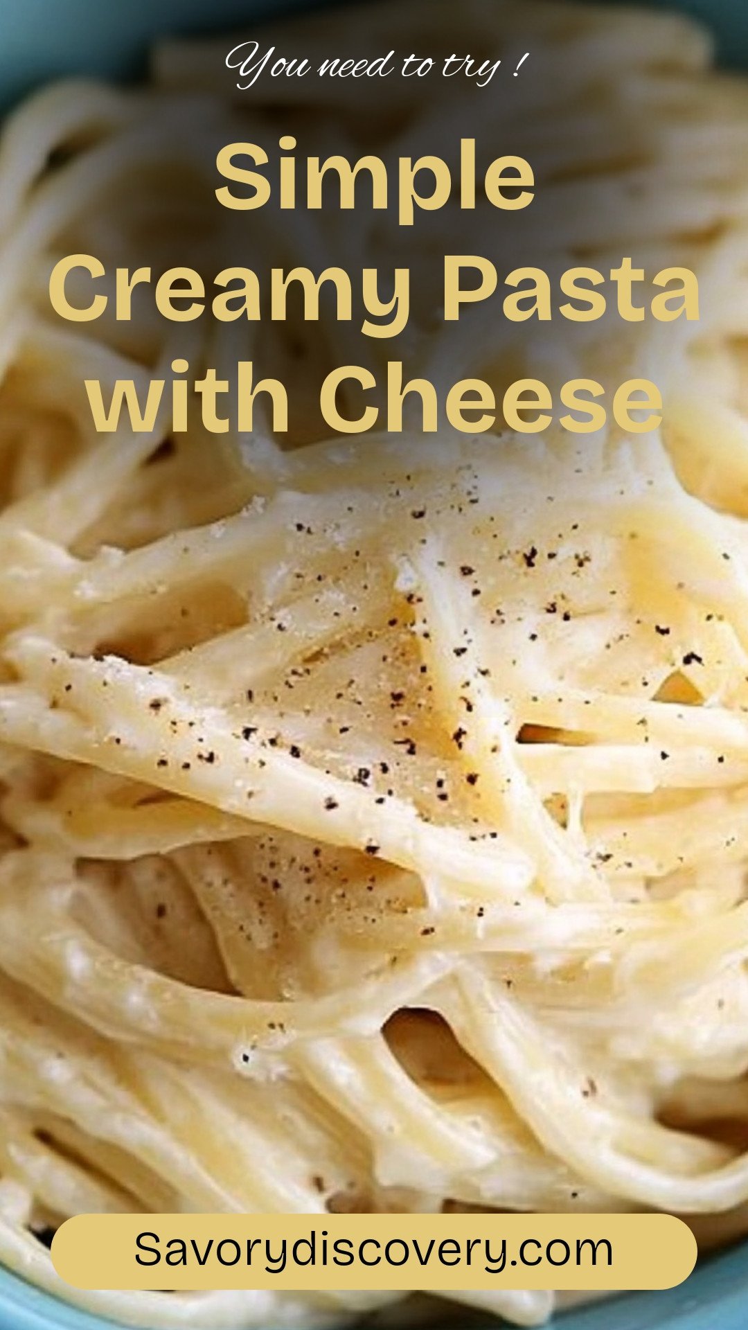 Simple Creamy Pasta with Cheese