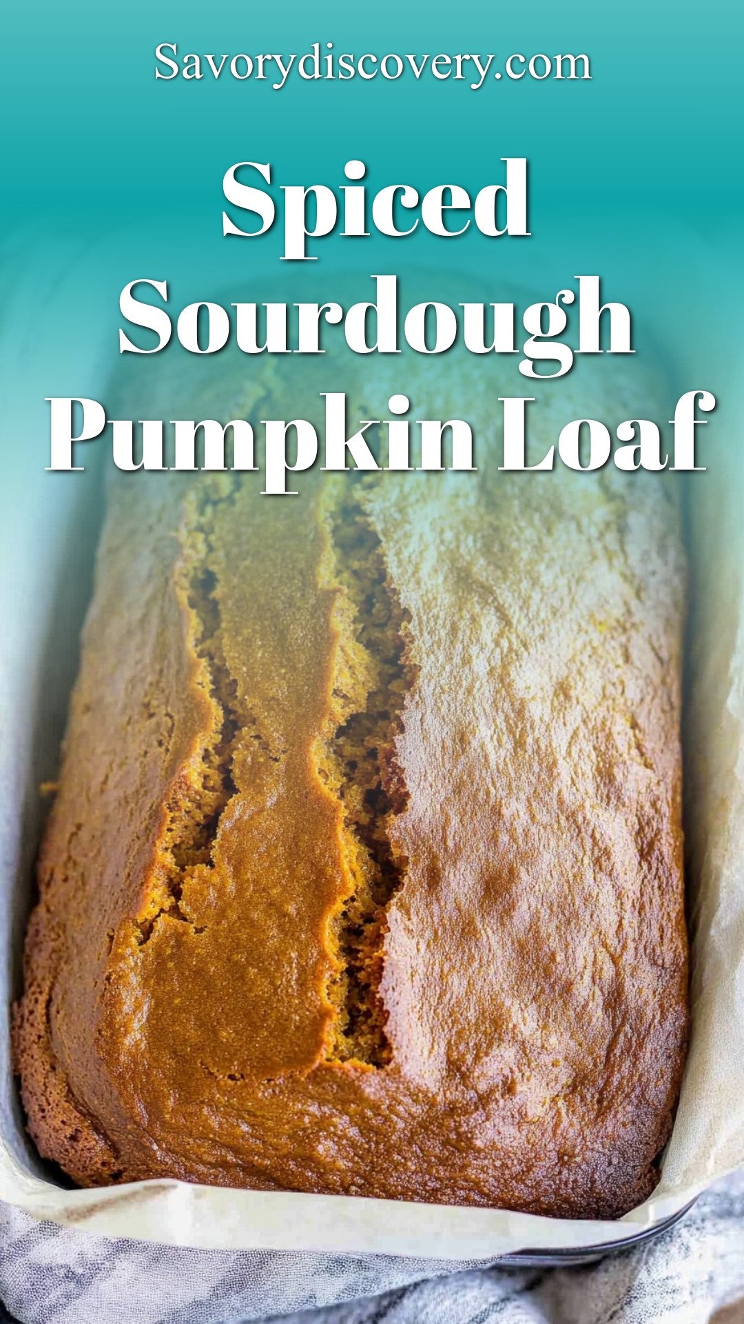 Spiced Sourdough Pumpkin Loaf