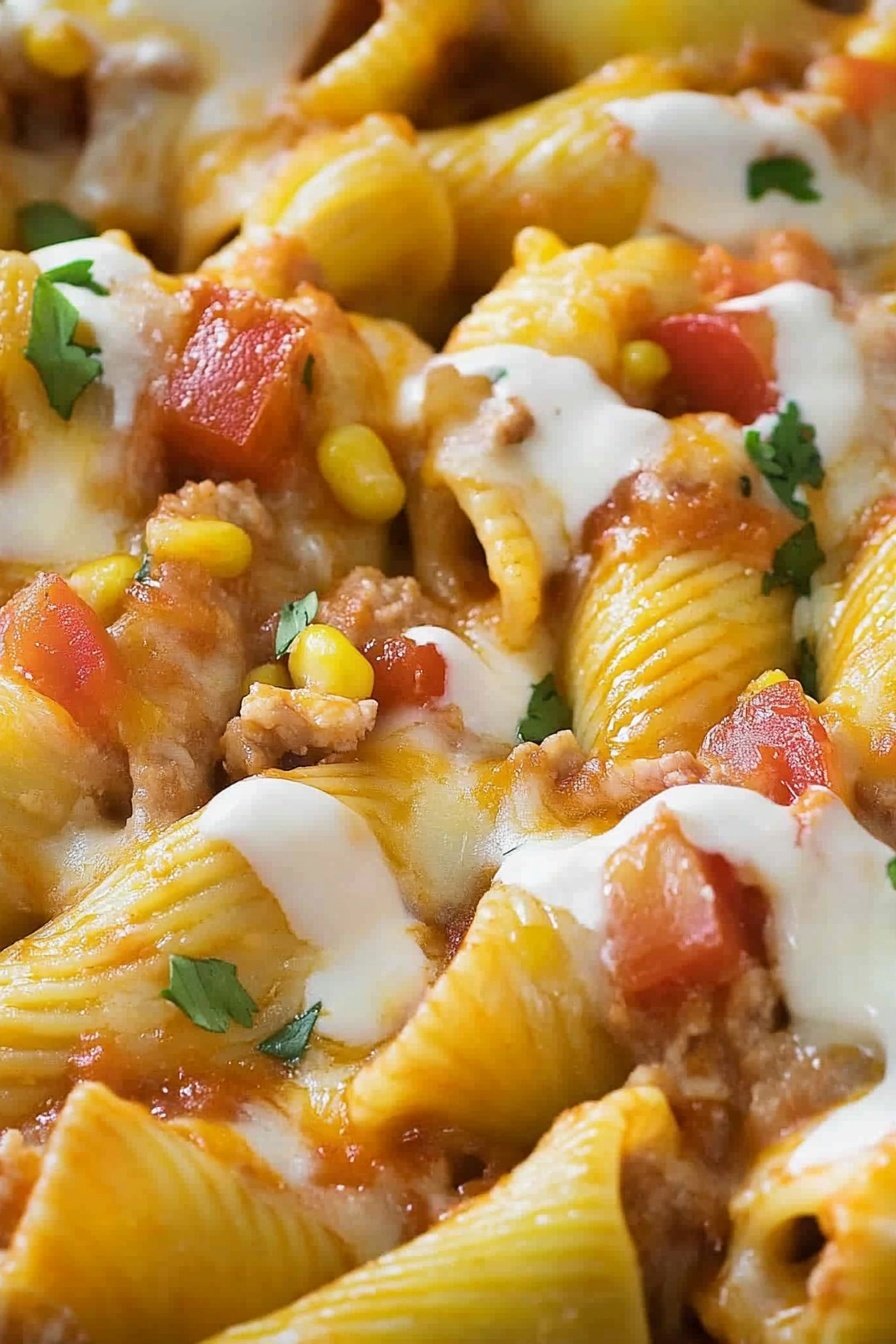 Taco Stuffed Pasta Shells