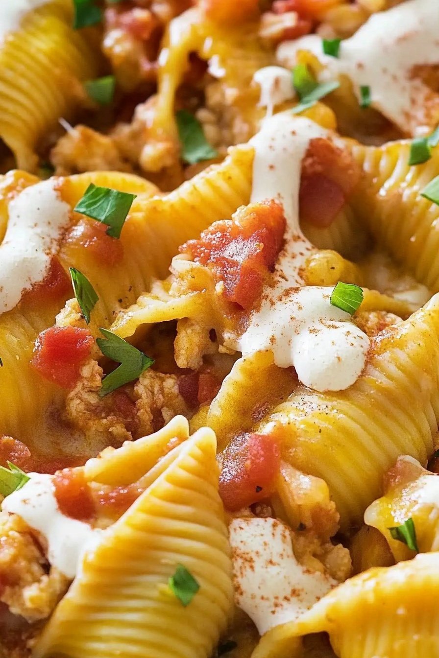 Taco Stuffed Pasta Shells