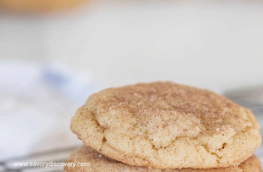Tangy Snickerdoodle Sourdough Cookie Recipe