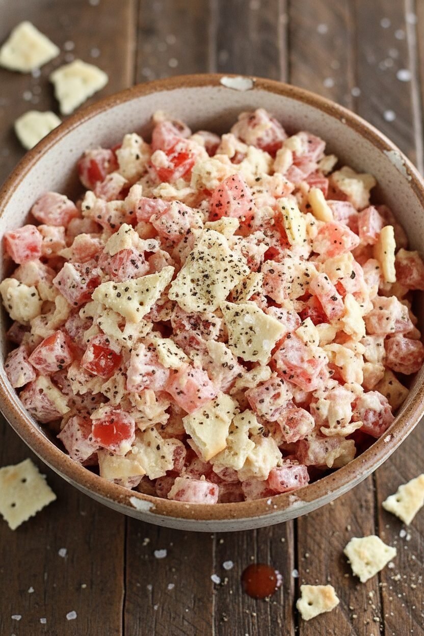 Tomato Cracker Salad Recipe A Summer Dish