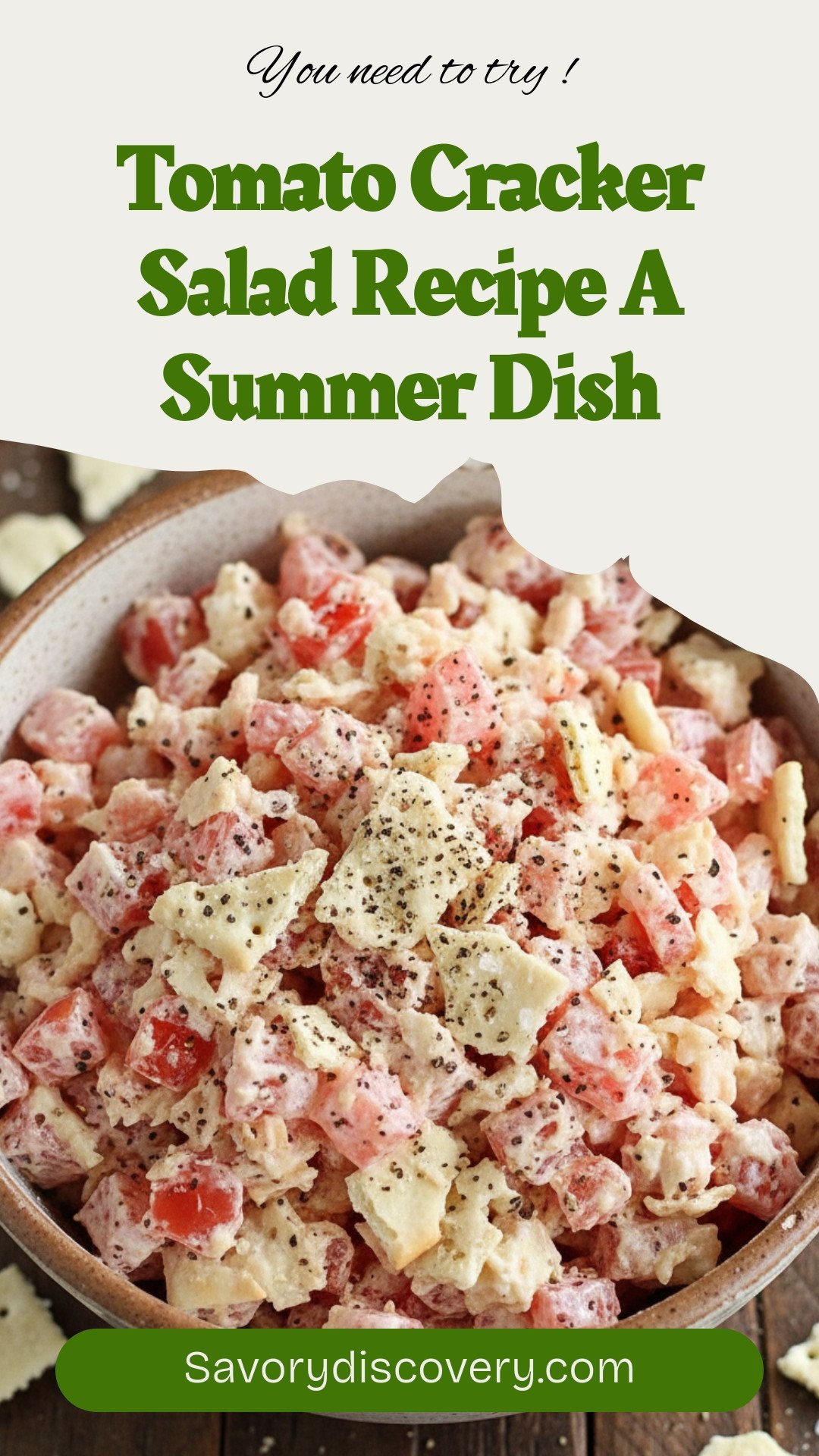 Tomato Cracker Salad Recipe A Summer Dish