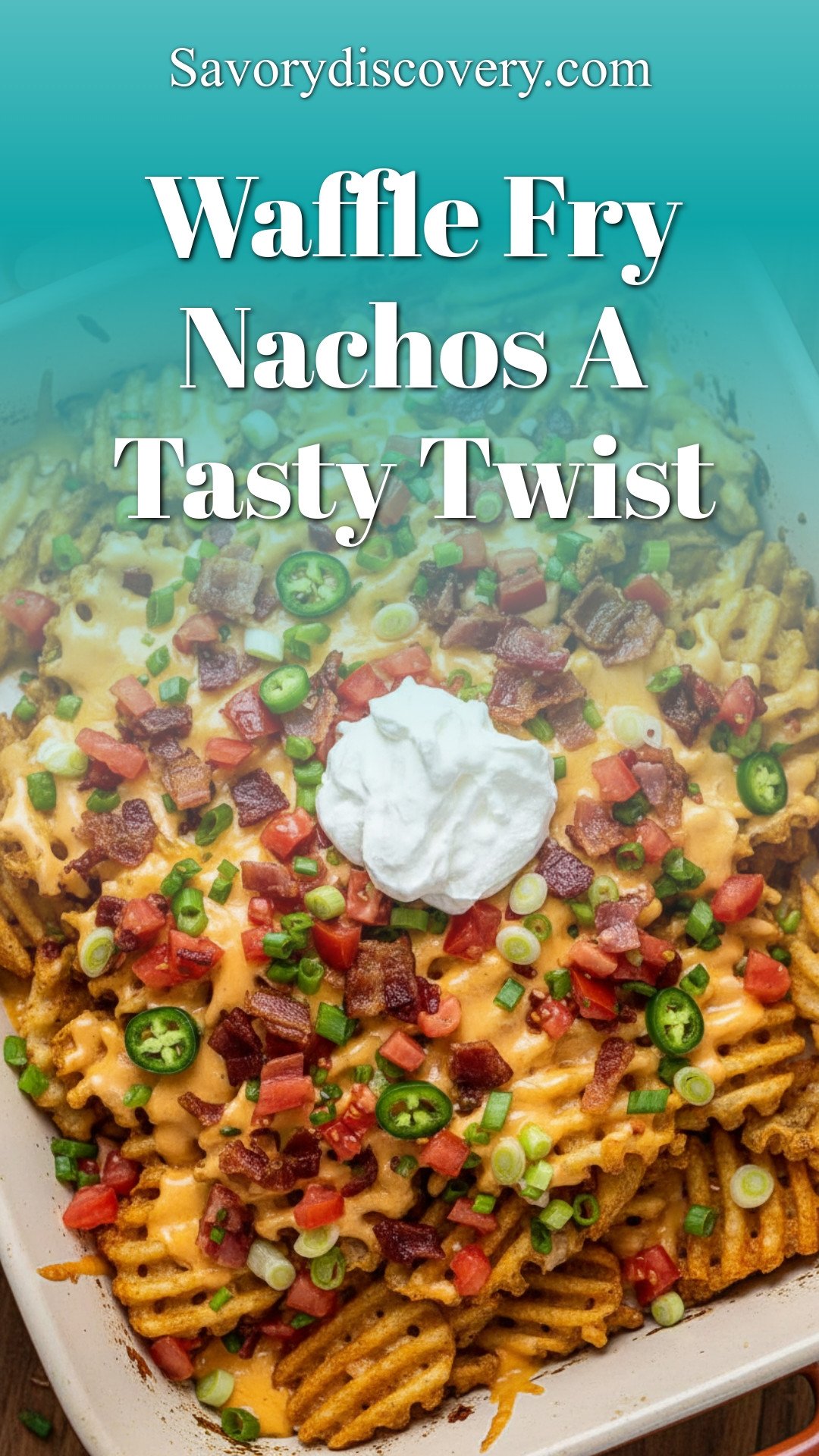 Waffle Fry Nachos A Tasty Twist