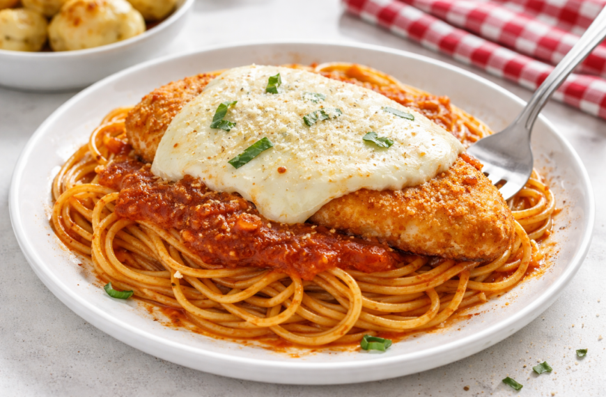 Crispy baked chicken parmesan, a cheesy weeknight dinner that feels special,&hellip;