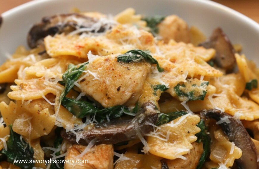 One-Pot Mushroom Chicken Pasta
