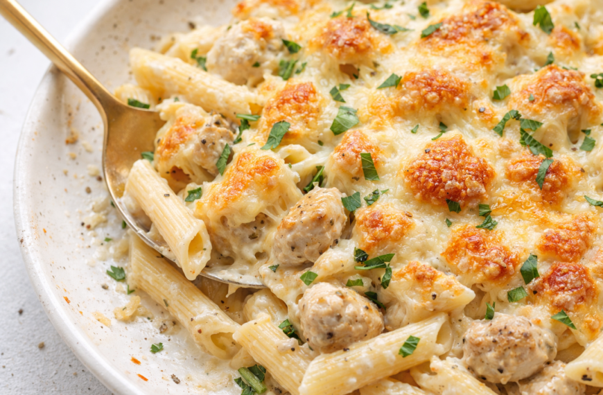 This creamy one-pot chicken Alfredo pasta recipe is a weeknight lifesaver,&hellip;