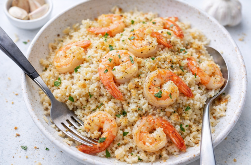 A quick, savory dinner for busy nights, featuring plump shrimp seared&hellip;