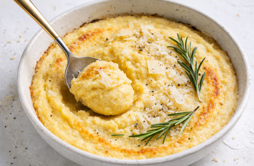 Creamy Parmesan polenta, a simple side dish with rich flavor, transforms&hellip;