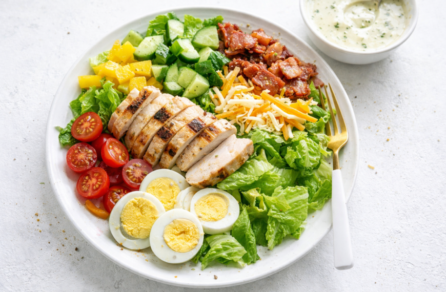 A classic Cobb salad recipe, with homemade creamy dressing, makes a&hellip;