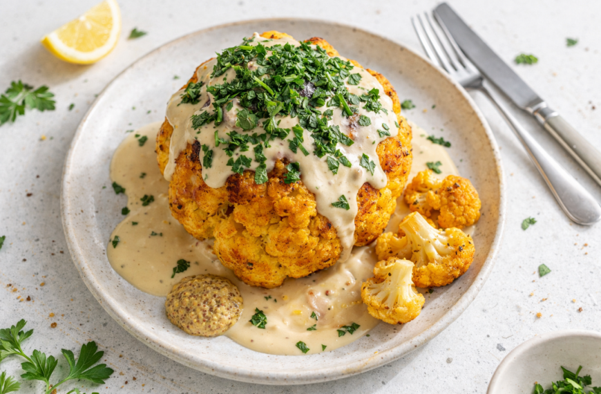 Golden roasted cauliflower, drizzled with a creamy tahini sauce, makes a&hellip;