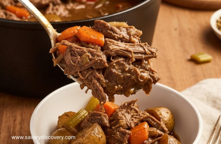 Tender Slow Cooked Beef and Carrots