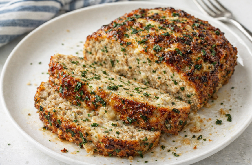A cozy, family-friendly dinner, this garlic parmesan chicken meatloaf is moist,&hellip;