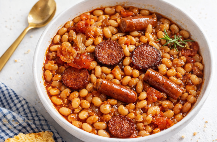 Simmer a pot of classic franks and beans at home, a&hellip;