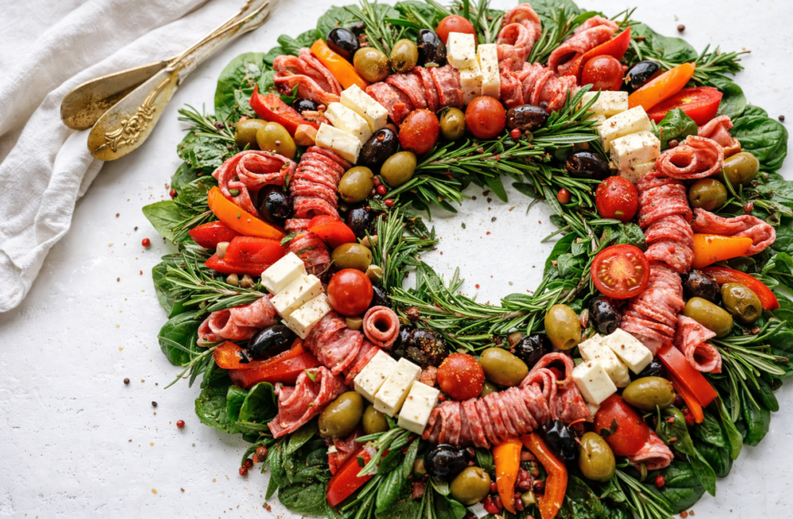 Impress your holiday guests with this stunning antipasto wreath, a no-bake&hellip;