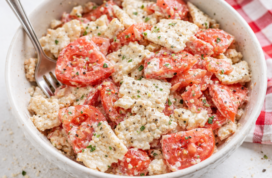 A vintage Southern salad recipe, with juicy tomatoes and crisp crackers,&hellip;