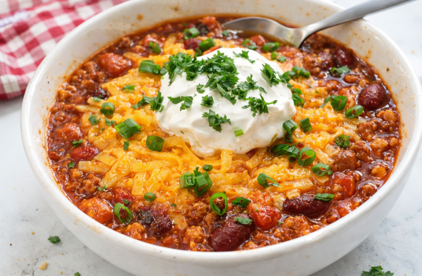 This enchilada chili recipe, a one-pot wonder with melted cheese, is&hellip;