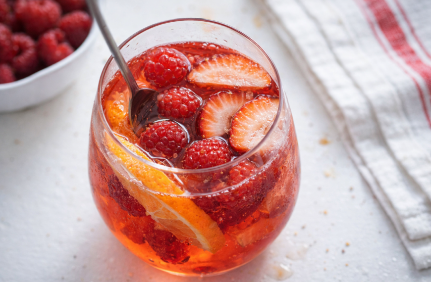 This vibrant berry rose sangria is the perfect, effortless drink for&hellip;