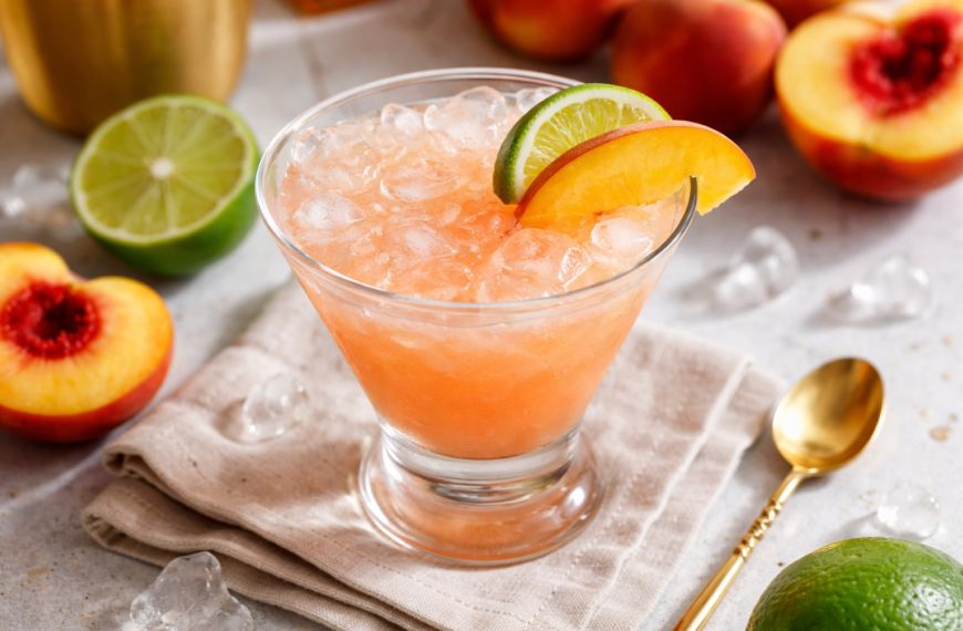 This easy Peach Daiquiri recipe, with fresh fruit and rum, is&hellip;