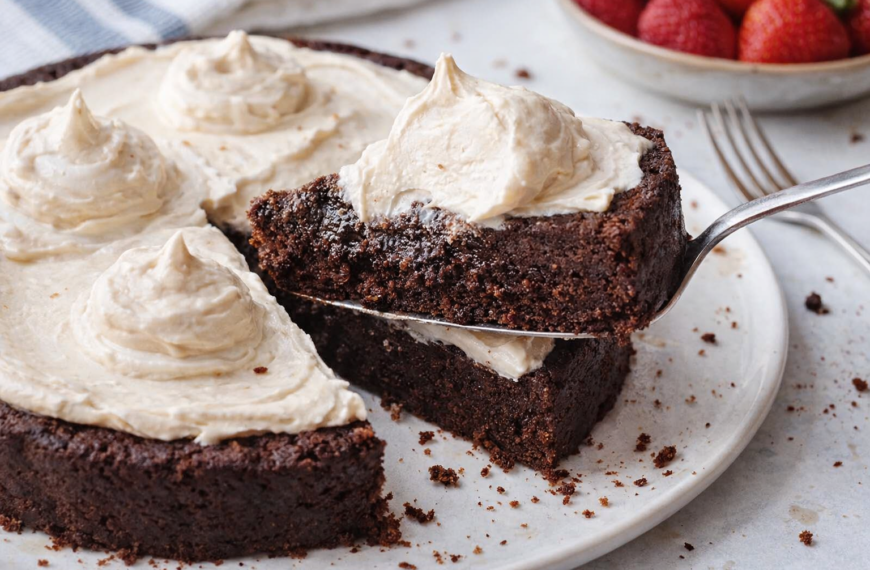 This rich, flourless chocolate cake has a secret ingredient for incredible&hellip;
