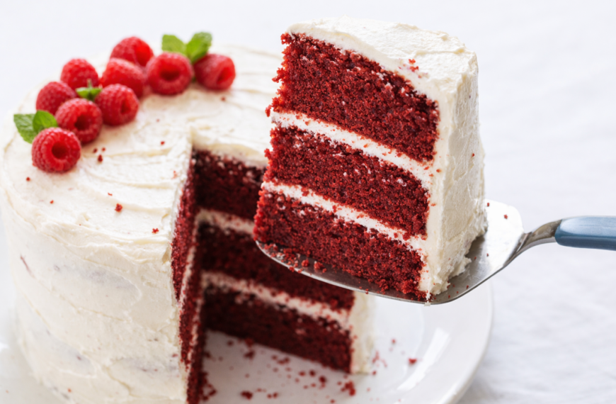 A truly moist red velvet cake, with a simple recipe and&hellip;