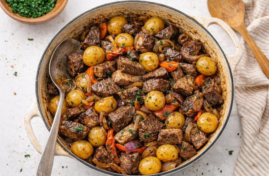 Make a complete steak dinner in one pan, with minimal cleanup&hellip;