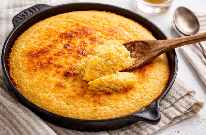 This creamy, savory spoon bread, a Southern classic, is easier to&hellip;