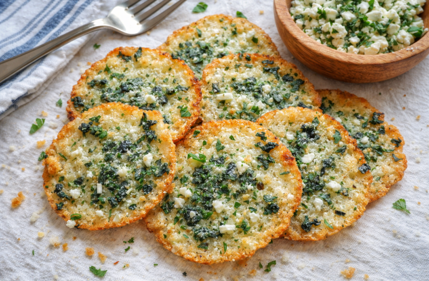 A flaky, savory spinach and feta crisp, the perfect easy appetizer&hellip;