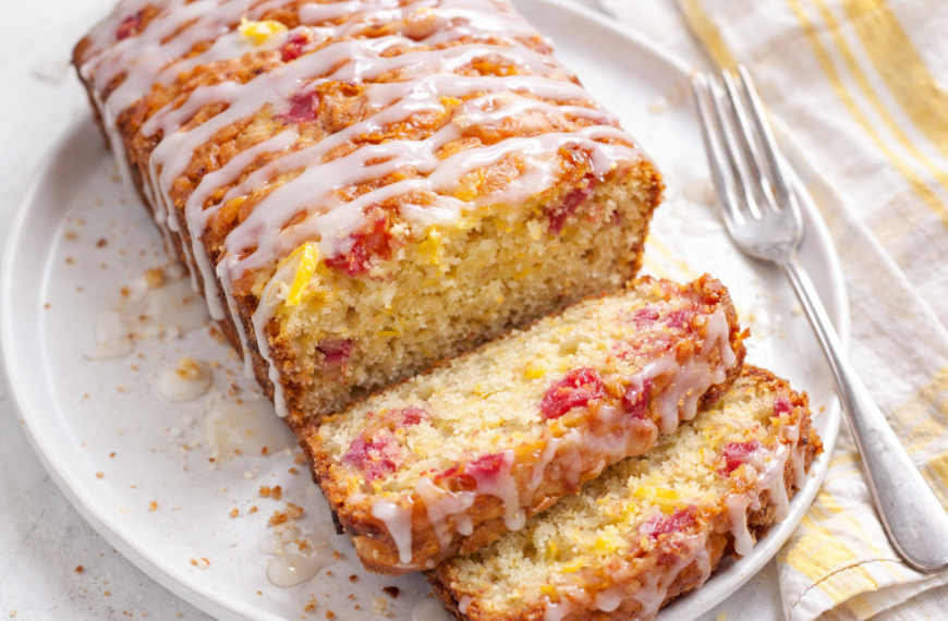 This moist lemon rhubarb loaf, with a sweet-tart crumb and zesty&hellip;