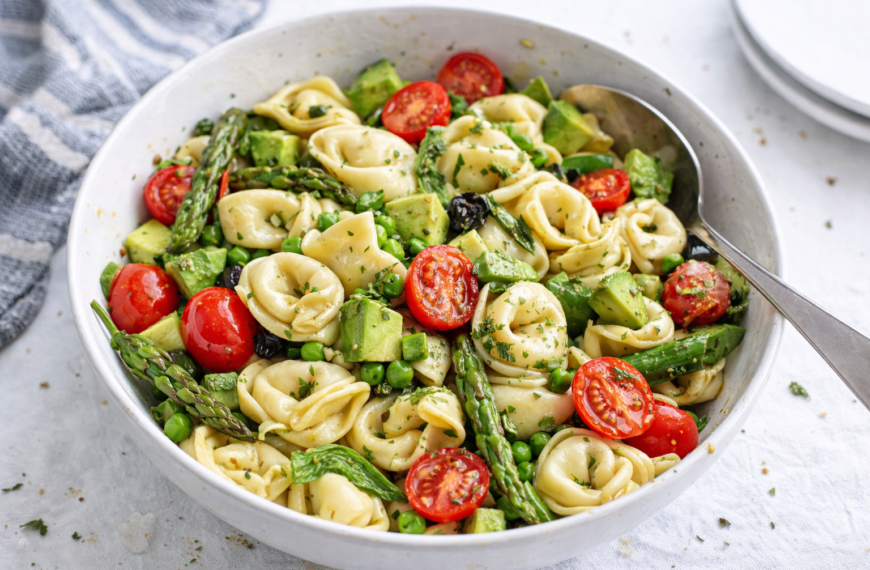 A vibrant tortellini salad, packed with fresh summer ingredients, comes together&hellip;