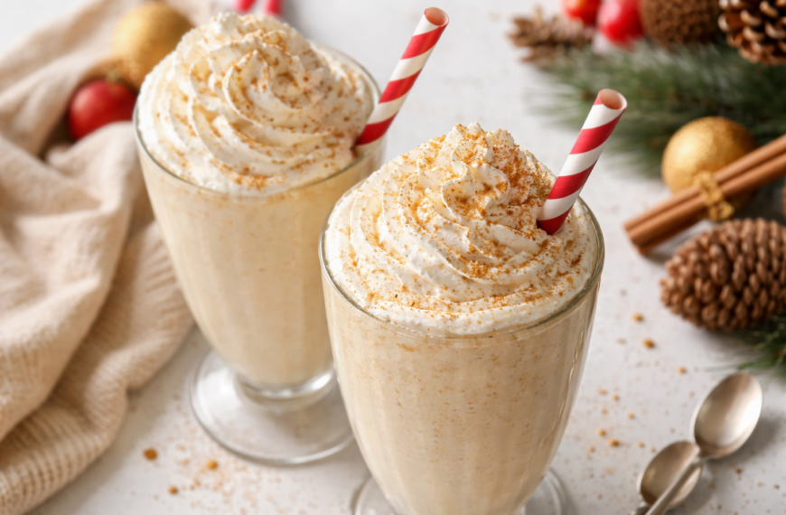 Whip up a creamy eggnog milkshake in just 5 minutes, a&hellip;