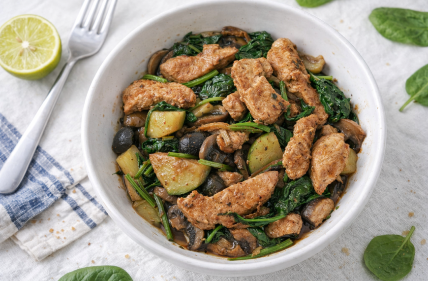 Fragrant five spice chicken with mushrooms, a one-pan weeknight dinner that&hellip;