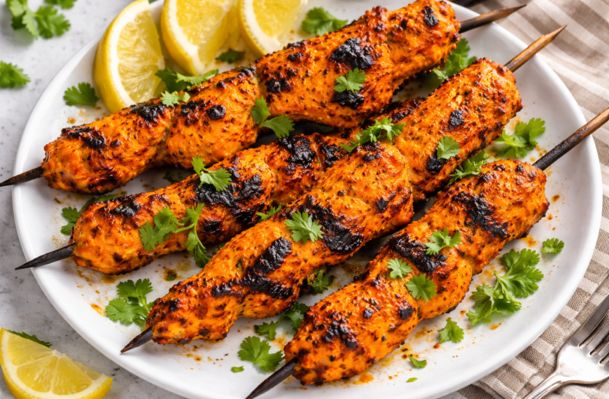 Grilled chicken gets a spicy, smoky kick from harissa, a simple&hellip;