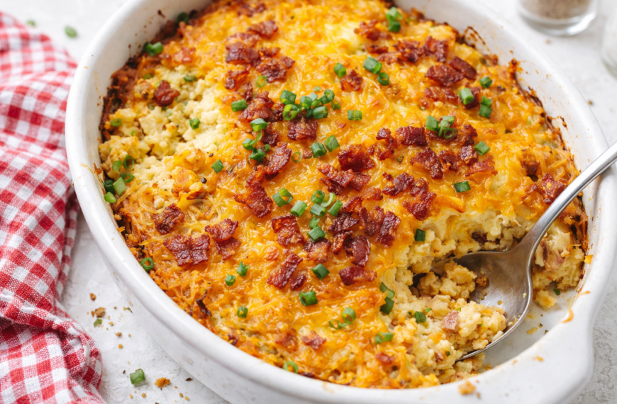 Start your morning with a hearty Amish breakfast casserole, a savory,&hellip;
