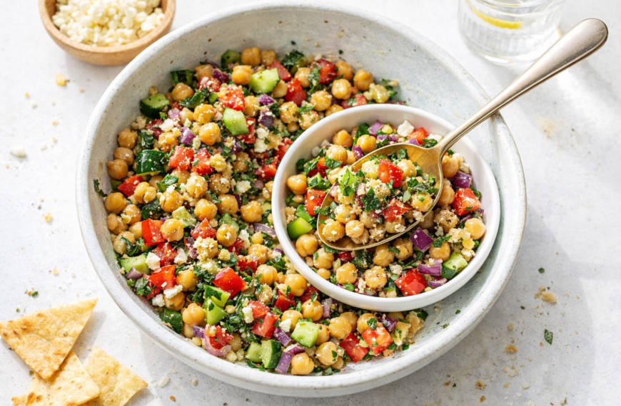 A bright, herby chickpea salad recipe, perfect for a quick lunch,&hellip;