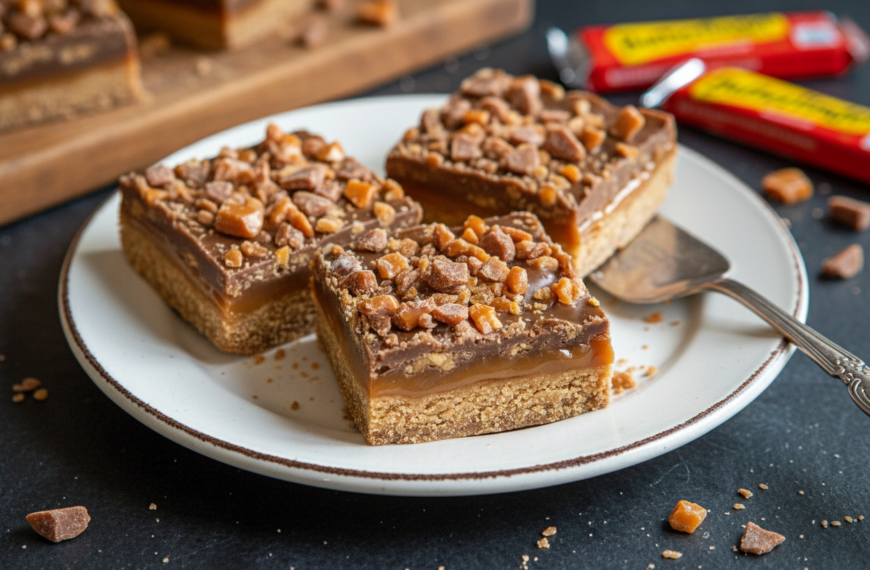 Butterfinger Caramel Crunch Bars