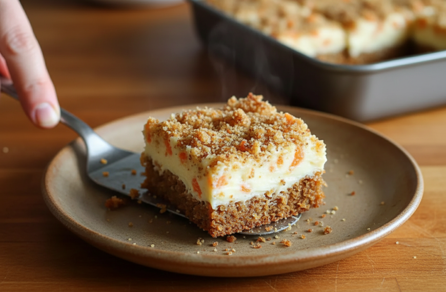 Irresistibly Indulgent Carrot Cake Cream Cheese Bars
