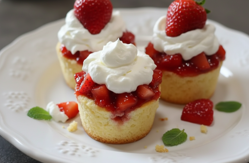 Quick Strawberry Shortcake Cups