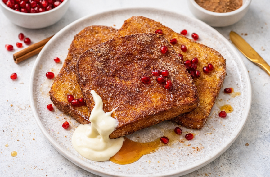 A simple, custardy French toast recipe, with a crisp cinnamon sugar&hellip;
