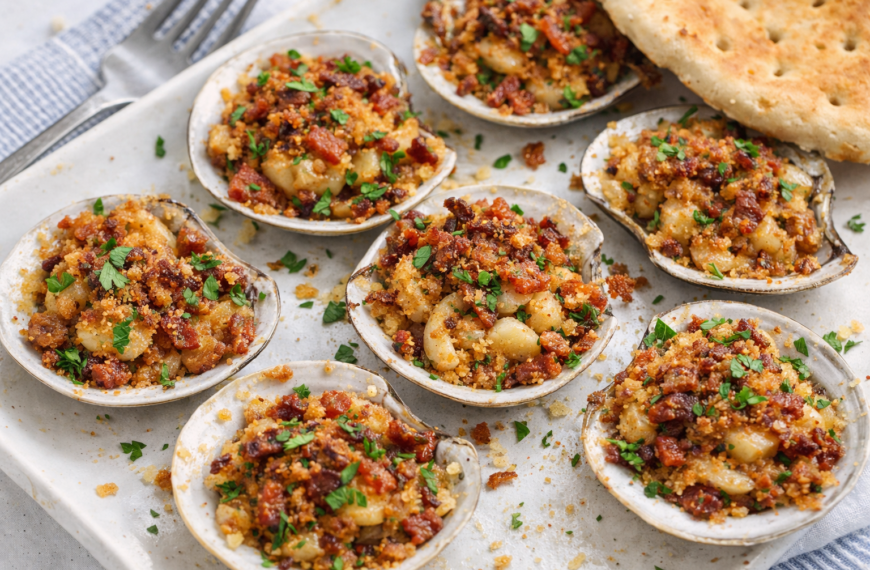 A classic appetizer gets a smoky upgrade, with crispy bacon and&hellip;