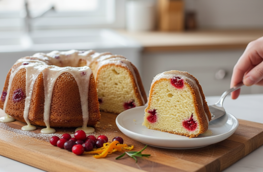 Cranberry Orange Bundt Cake