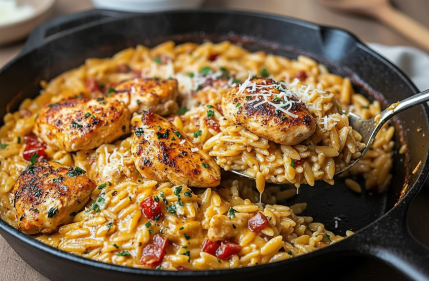 Ultimate One-Pot Cajun Chicken Alfredo Orzo: Delicious Comfort