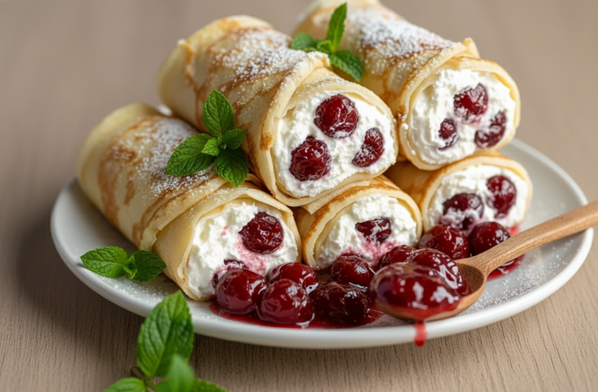 Irresistible Cherry Pie Filling Wraps – Easy Vegetarian Delight