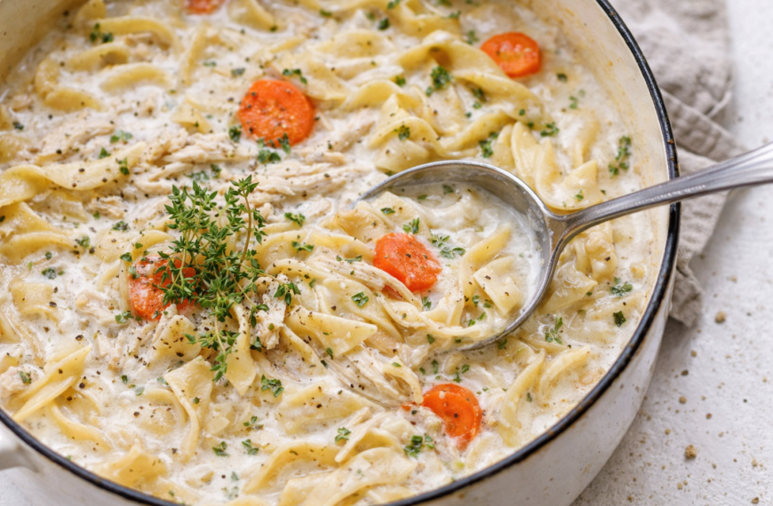 Whip up a creamy chicken noodle soup, a one-pot dinner that’s&hellip;