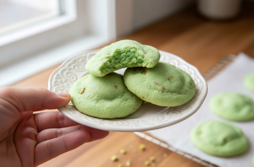 Pistachio Pudding Cookies