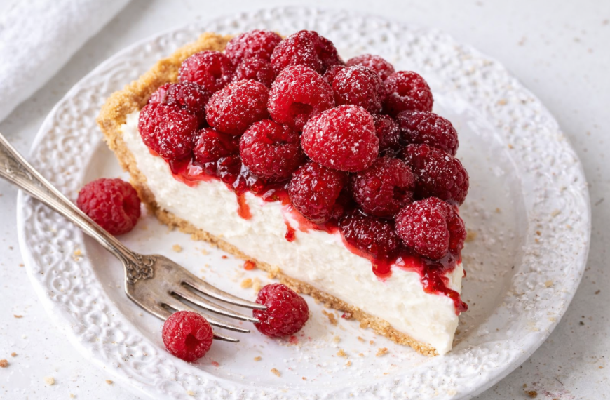 This no-bake raspberry pie is a summer essential, with a creamy&hellip;