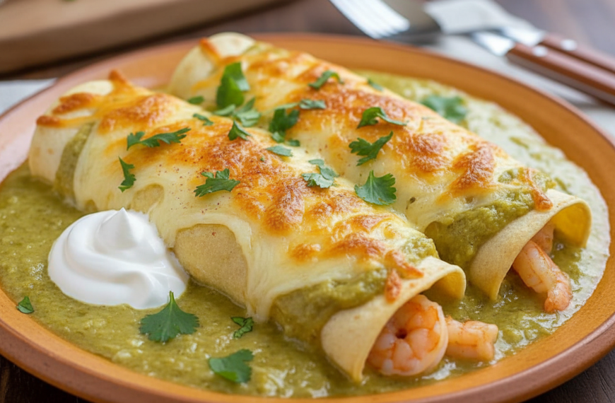 Creamy Shrimp Enchiladas