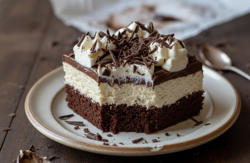 Brownie Refrigerator Cake