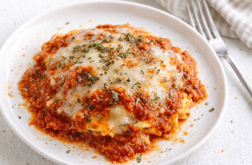 This layered crockpot ravioli lasagna is a genius shortcut, delivering classic&hellip;