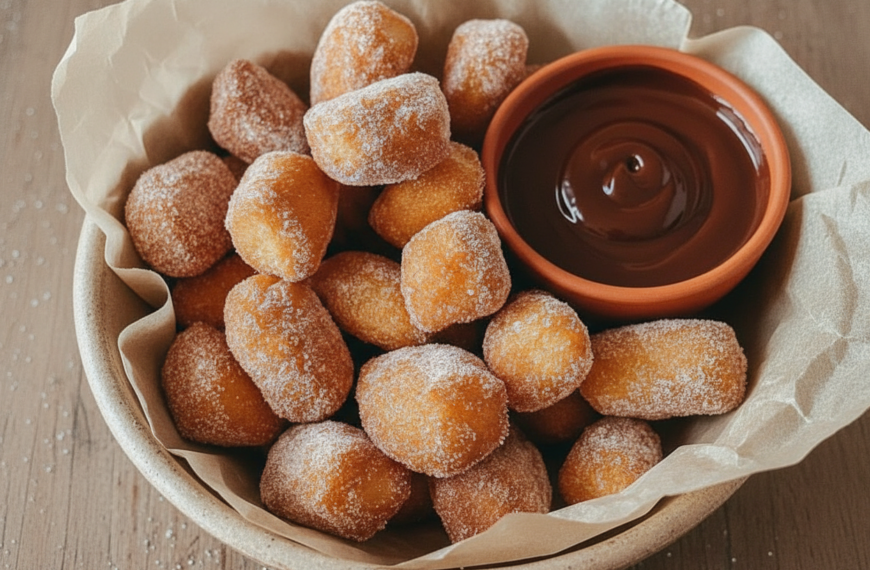 Sweet Air Fryer Churro Bites Recipe